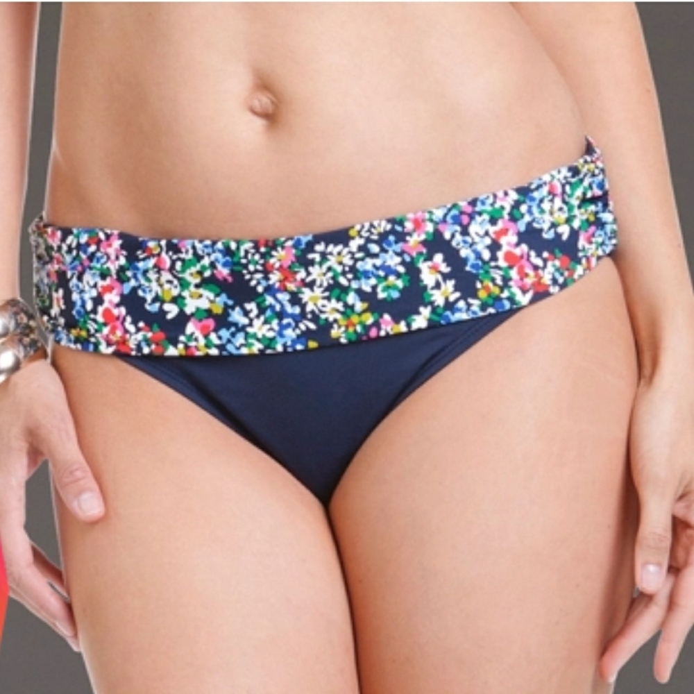 Nwt Anne Cole multi Daisy bikini bottoms